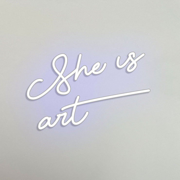 She is Art
