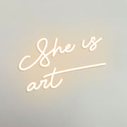 She is Art